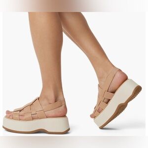 NWOT Sorel‎ Dayspring Slingback Platform Sandals Women’s size 10